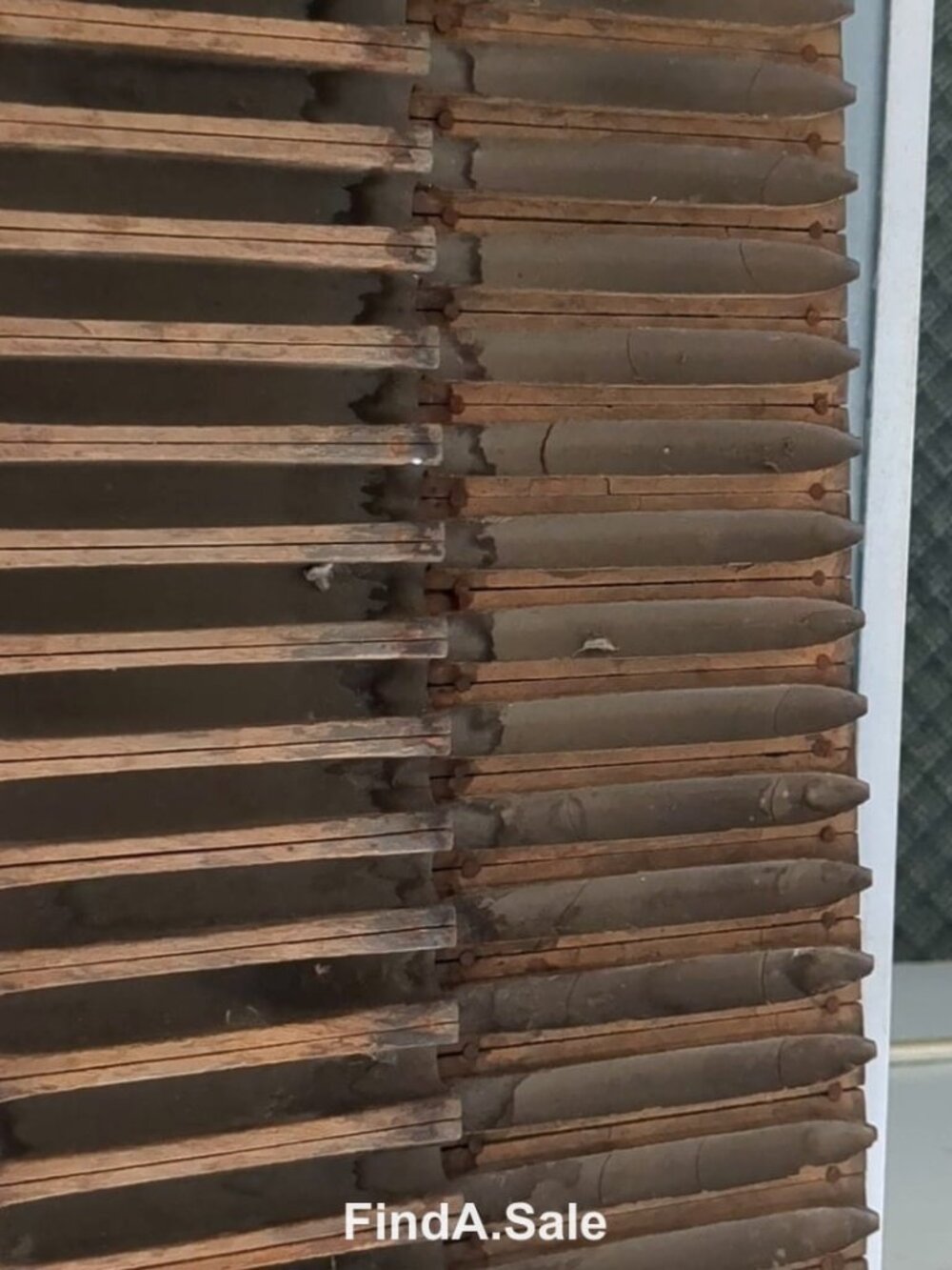 Antique Wooden Cigar Mold, 20-cavity Press